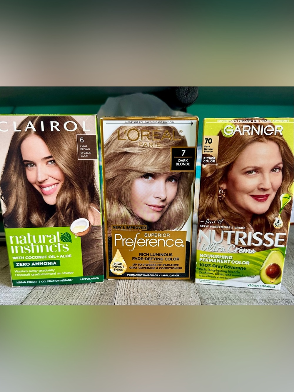 Hair Dye/Color - 3 boxes
